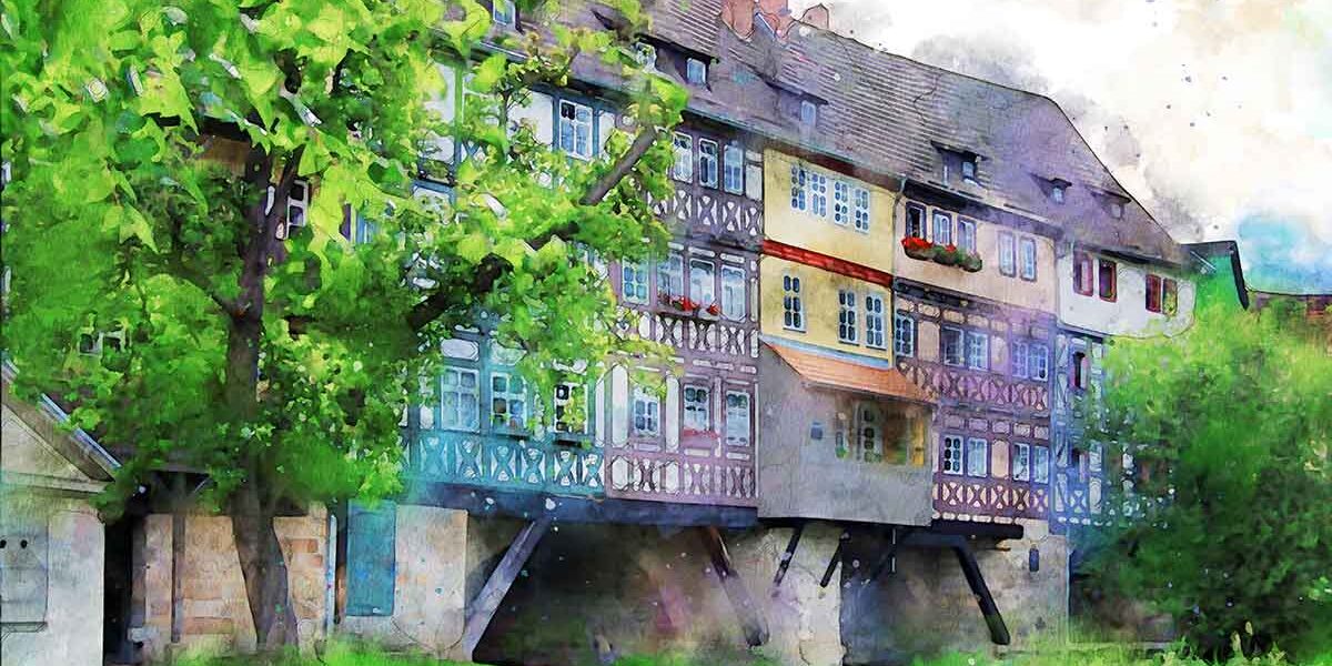 Immobilien als Kapitalanlage Häuser auf der Krämerbrücke in Erfurt als Kapitalanlage
