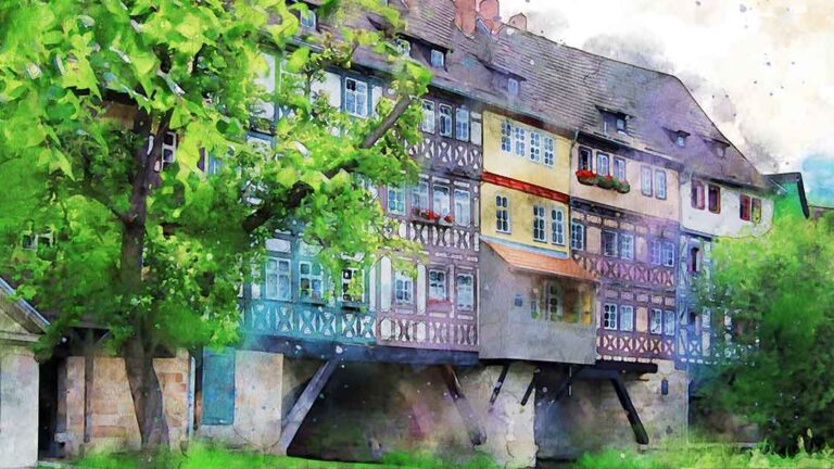 Immobilien als Kapitalanlage Häuser auf der Krämerbrücke in Erfurt als Kapitalanlage