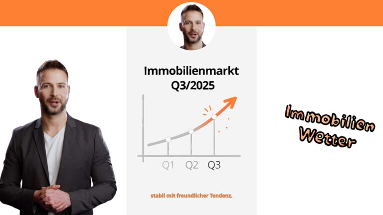 Video: ImmobilienWetter – Keine einheitliche Großwetterlage Ein Teaser für das Immowetter, ein Moderator, der das Immobilien-Wetter ansagt
