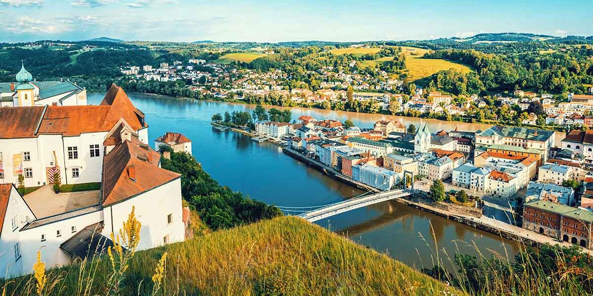 Immobilienmarkt 2026 Luftbild von Passau als Symbolbild für die Entwicklung der Immobilienmärkte 2026 | Immobilienmarkt 2026
