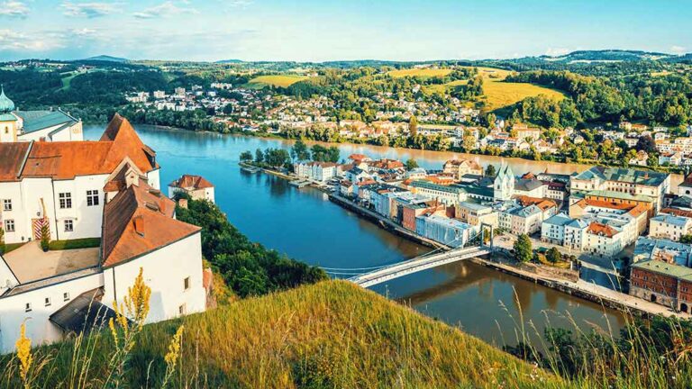 Immobilienmarkt 2026 Luftbild von Passau als Symbolbild für die Entwicklung der Immobilienmärkte 2026 | Immobilienmarkt 2026