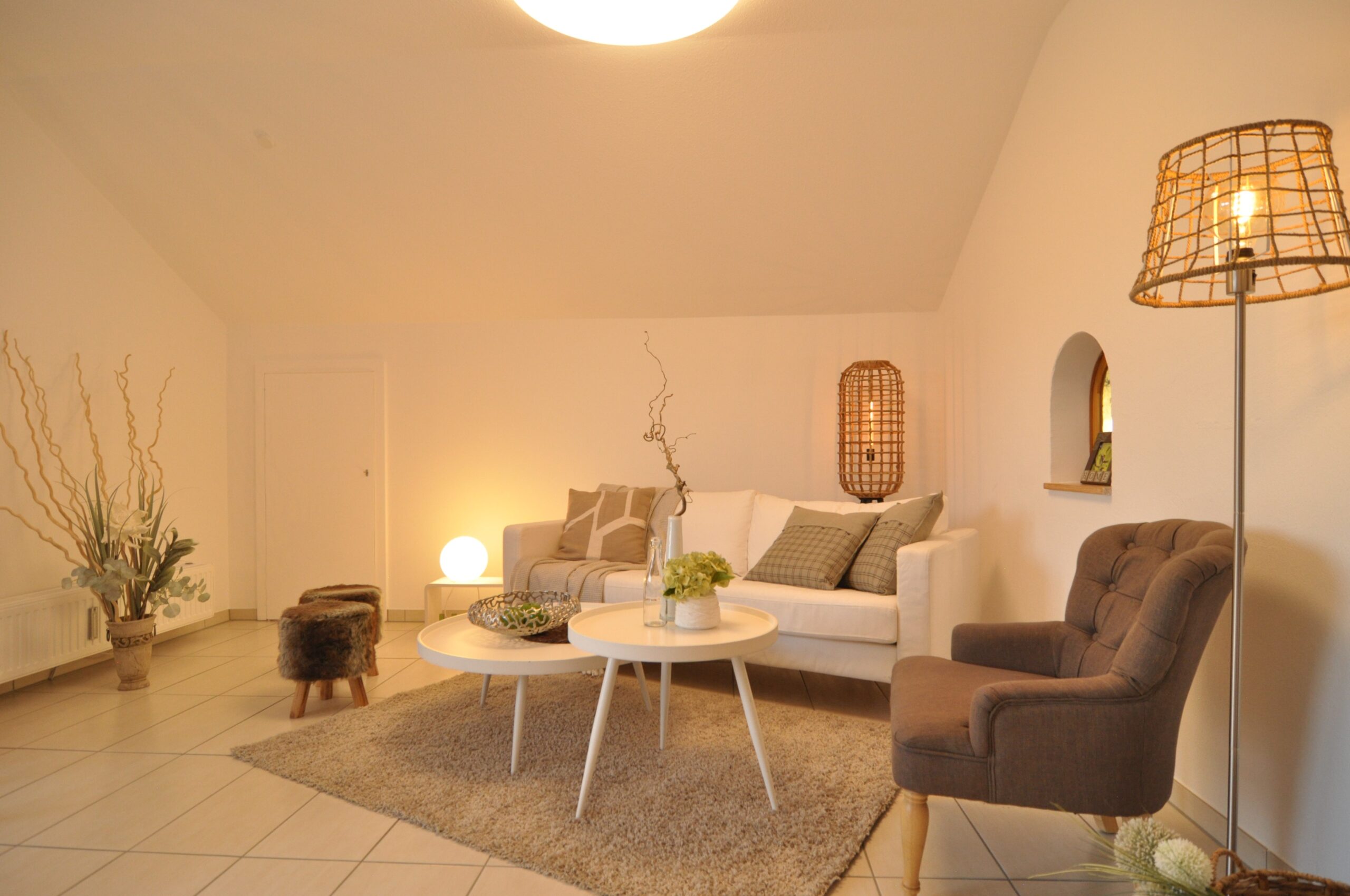 Wohnen nachher mit Homestaging optimierter Wohnbereich