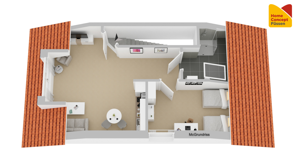 Grundriss Dachgeschoss